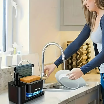 Dispensador con organizador de esponja