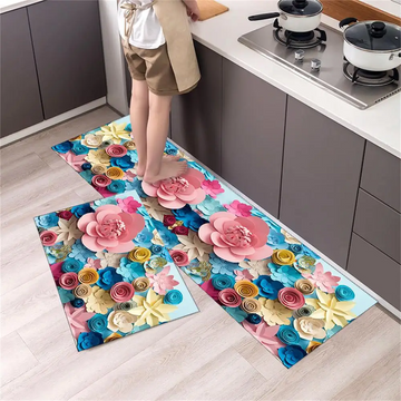 Alfombra de cocina set x2