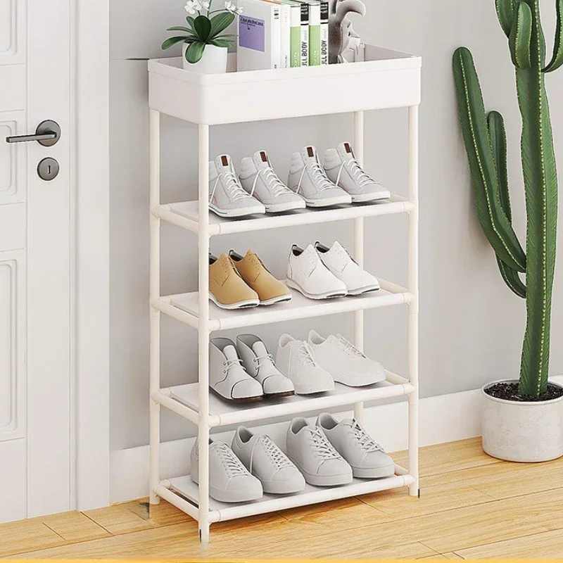 Zapatera de 5 niveles con bandeja superior