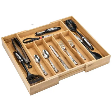 Organizador extendible de bambú
