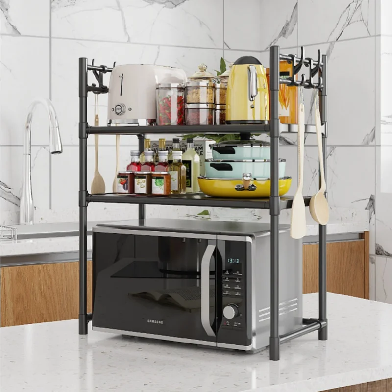 Organizador de microondas de 2 y 3 niveles