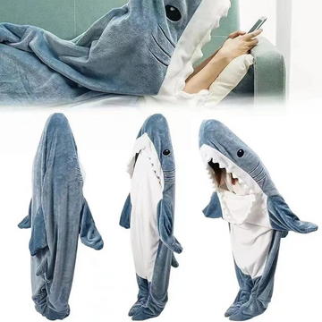 Manta disfraz de tiburón