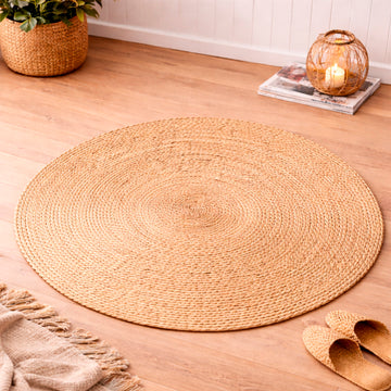 Alfombra Redonda de Yute