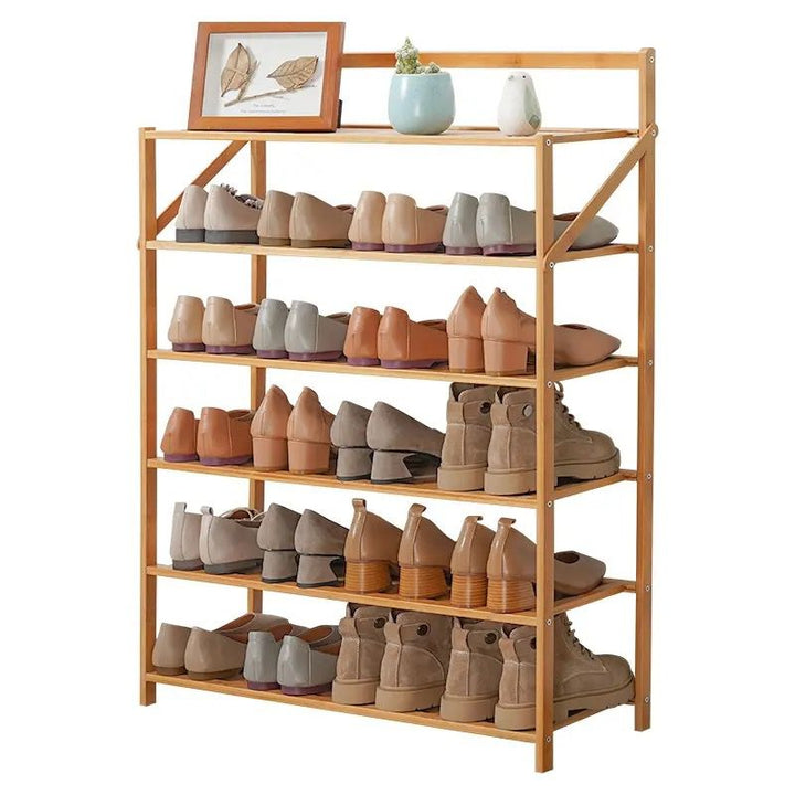 Zapatero plegable de 6 niveles