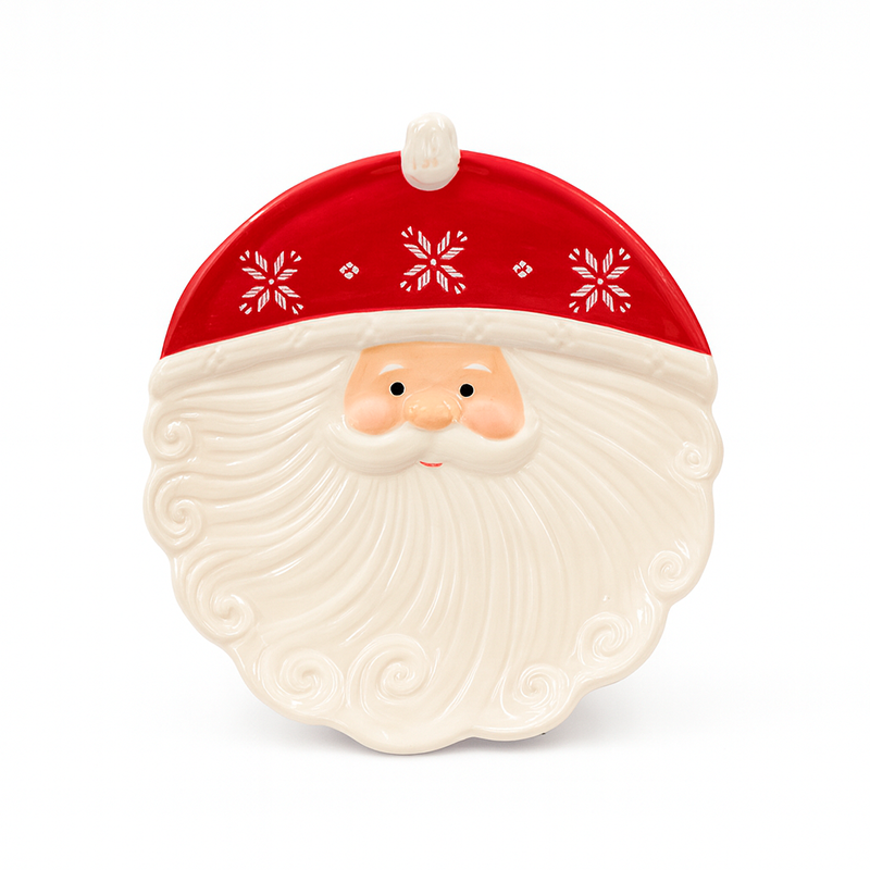 Plato navideño Santa Claus