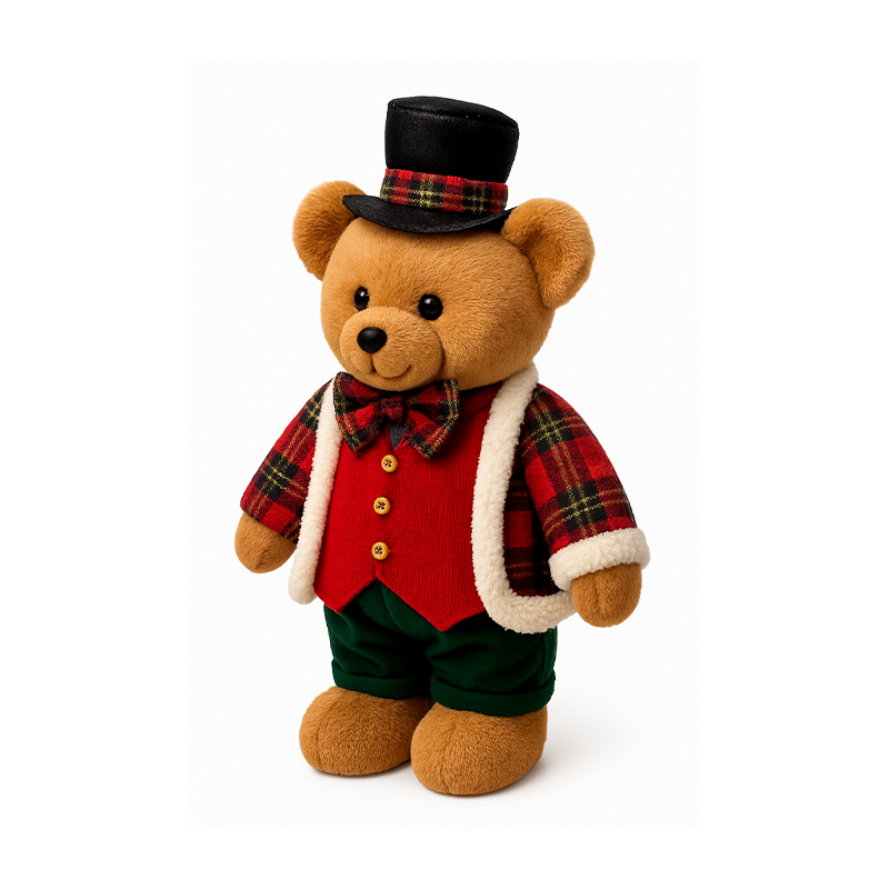 Osito navideño elegante