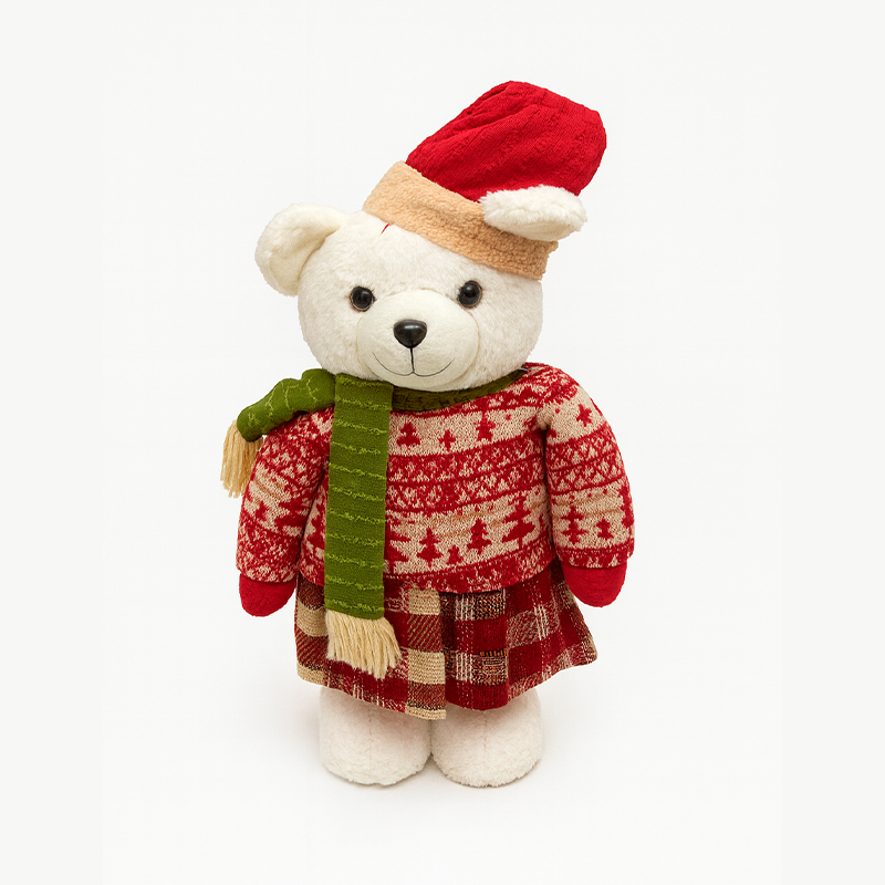 Osita navideña con vestivo