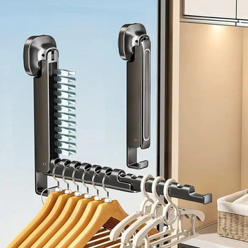 Perchero Plegable de Pared Multifuncional