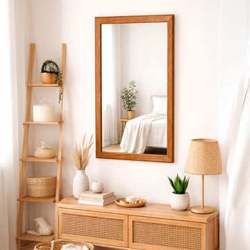 Espejo Decorativo de Pared Estilo Natural