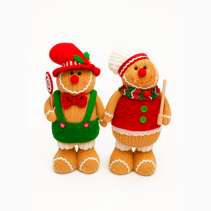 Muñecos navideños de jengibre