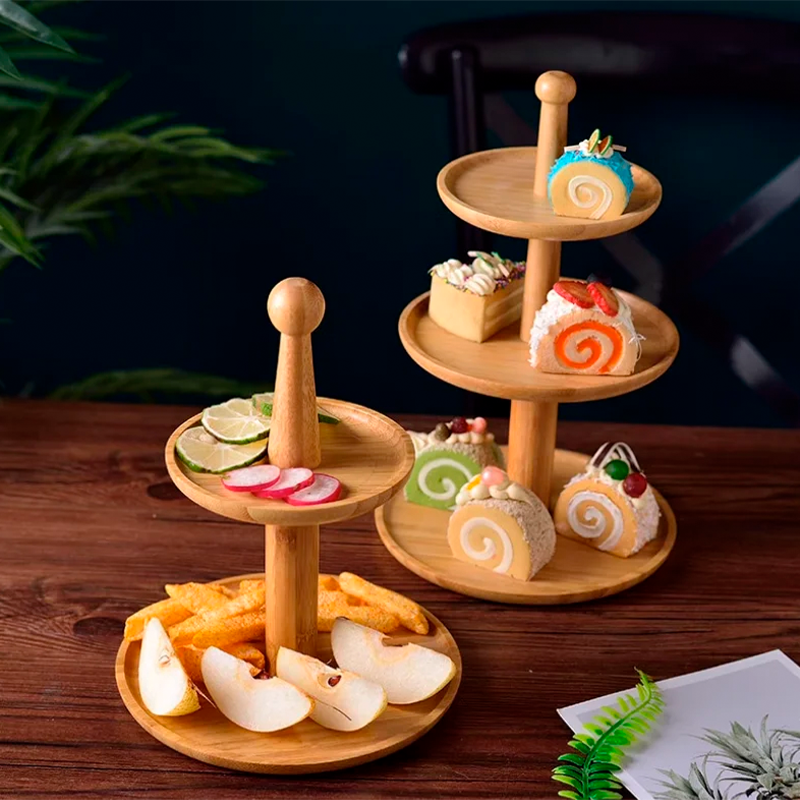 Soporte de bocaditos de 3 pisos