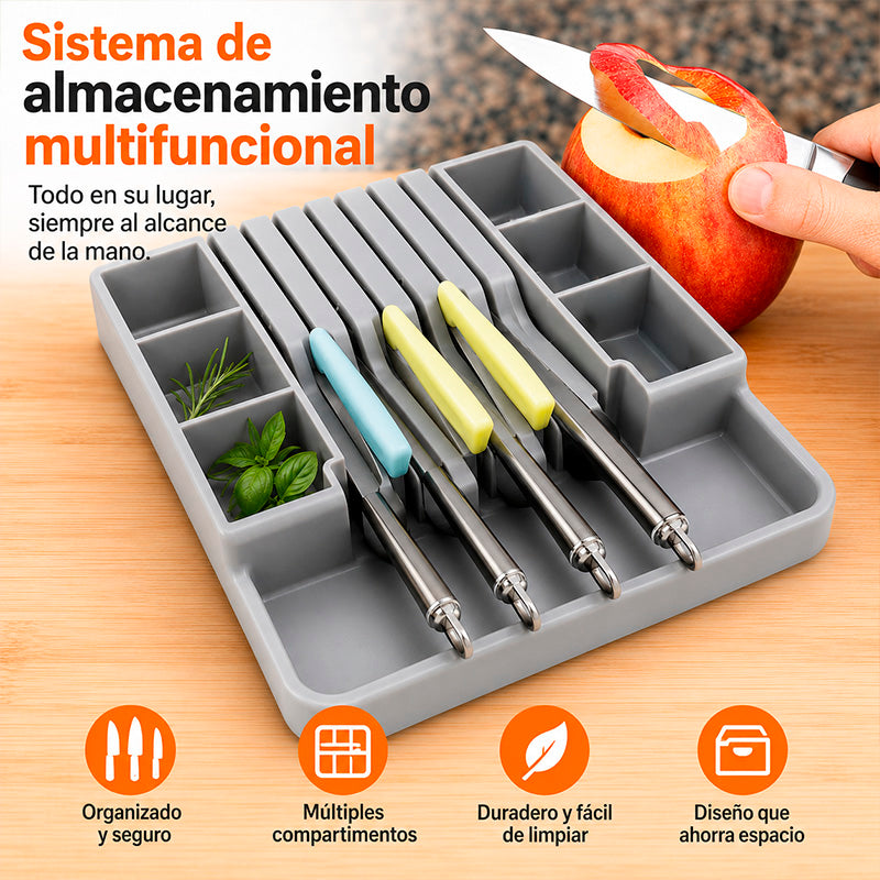 Organizador multifuncional para cocina