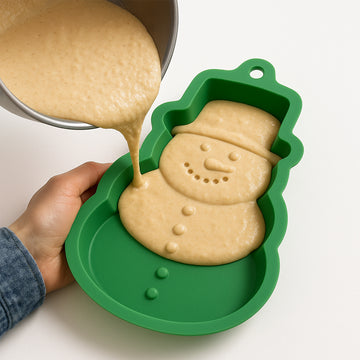 Molde de Silicona Muñeco de Nieve