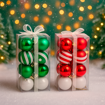 Set de 30 esferas navideñas