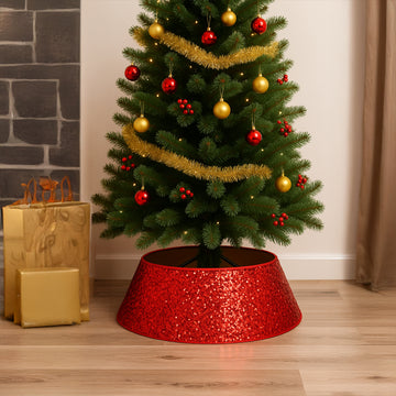 Faldón Navideño de lentejuelas