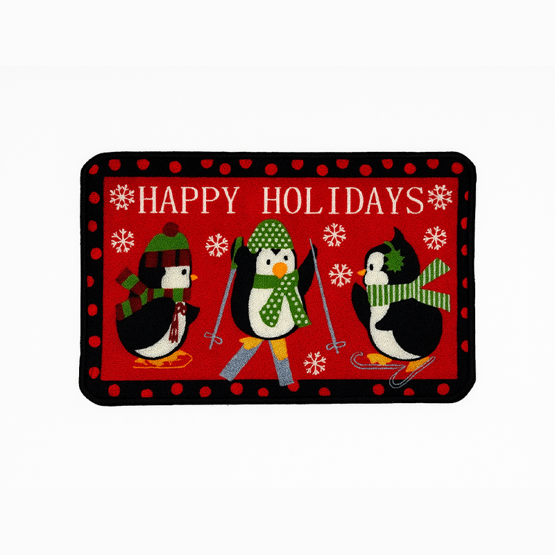 Alfombra navideña antideslizante