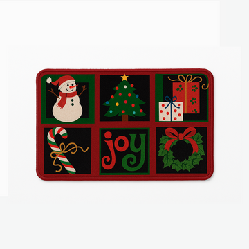 Alfombra navideña antideslizante