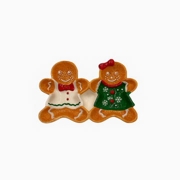 Plato navideño Muñeco de Jengibre