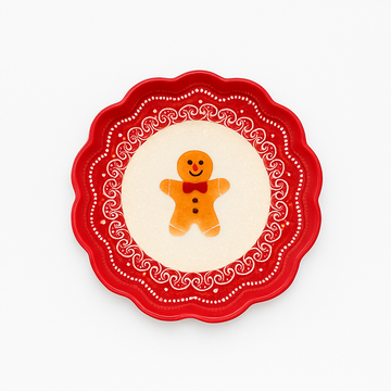 Plato navideño Muñeco de Jengibre
