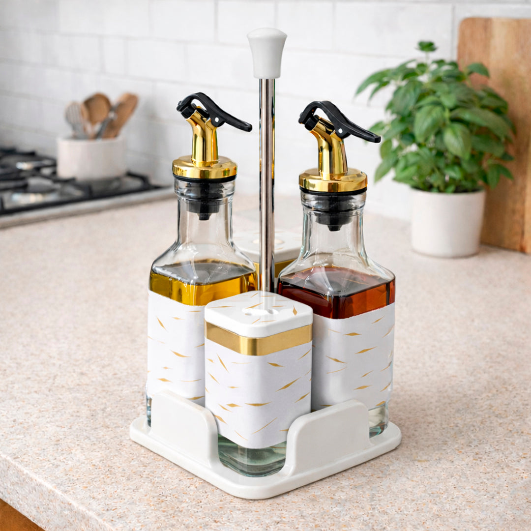 Set Dispensador de Aceite y Vinagre Diseño Elegante