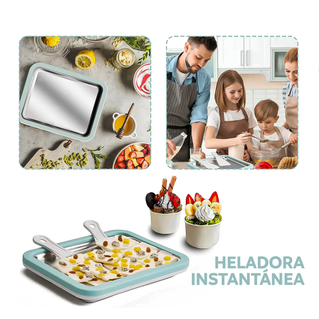 Bandeja para hacer helados