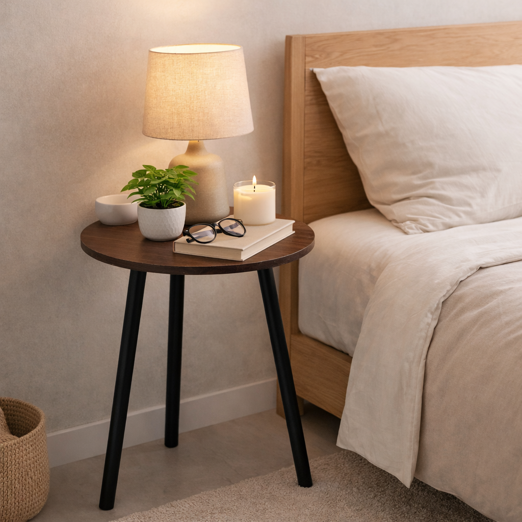 Mesa auxiliar minimalista