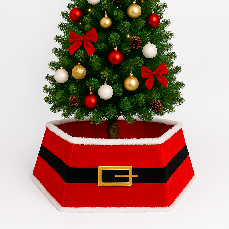 Faldón navideño para árbol