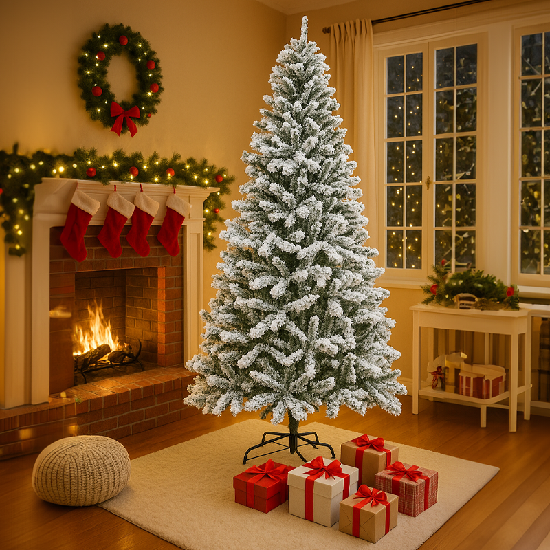 Arbol de Navidad Nevado