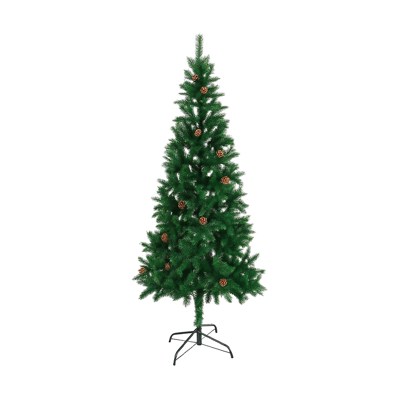 Árbol de navidad con piñas