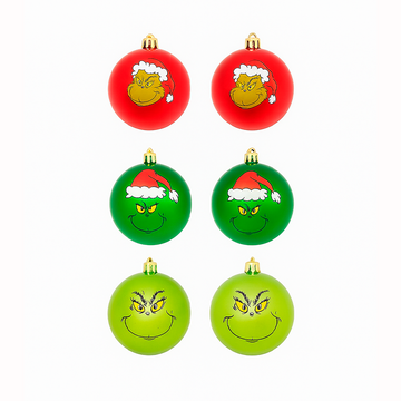 Pack de 6 esferas del grinch