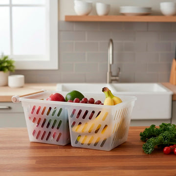 Organizador Multifuncional con asa de madera