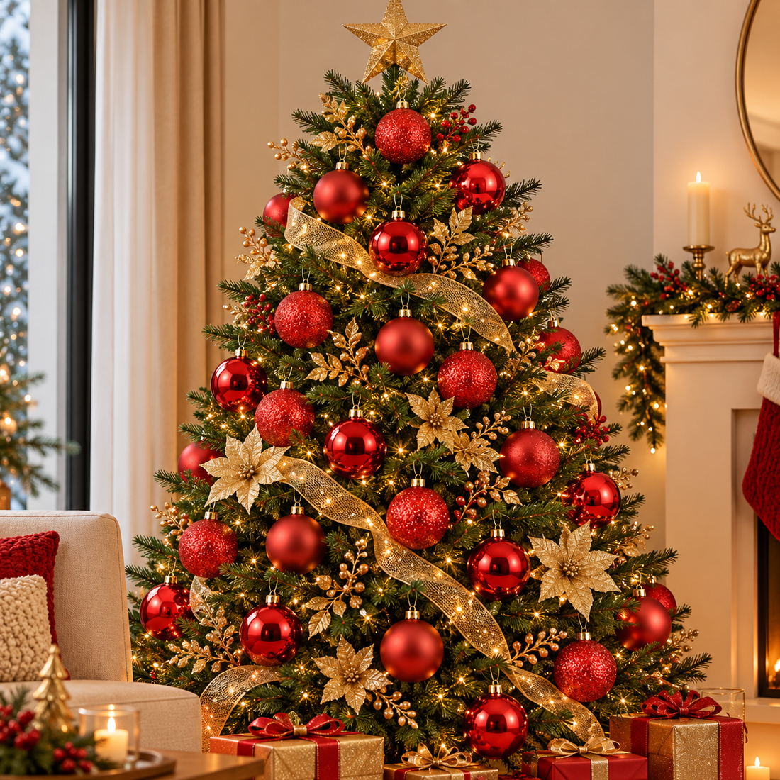 Set de 12 Bolas Navideñas