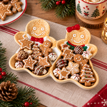 Bandeja Decorativa Diseño Galletas de Jengibre