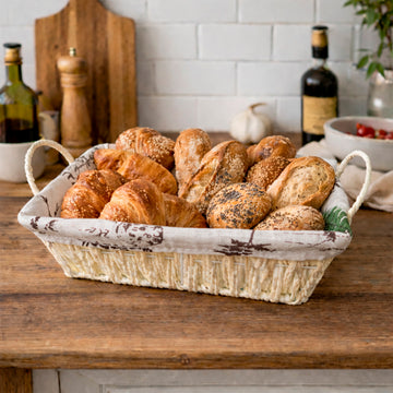 Panera Decorativa con Forro de Tela