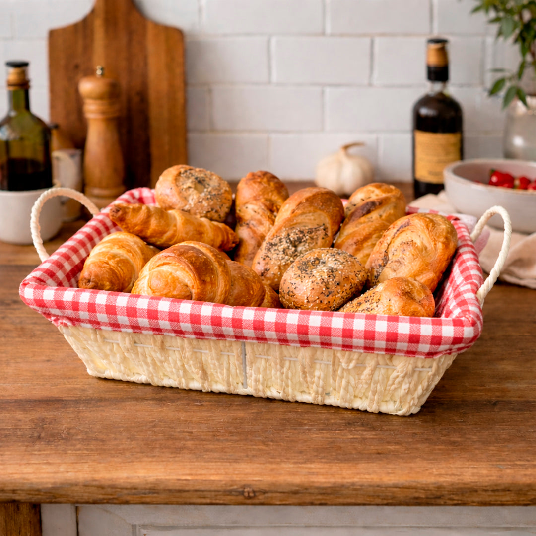 Panera Decorativa con Forro de Tela