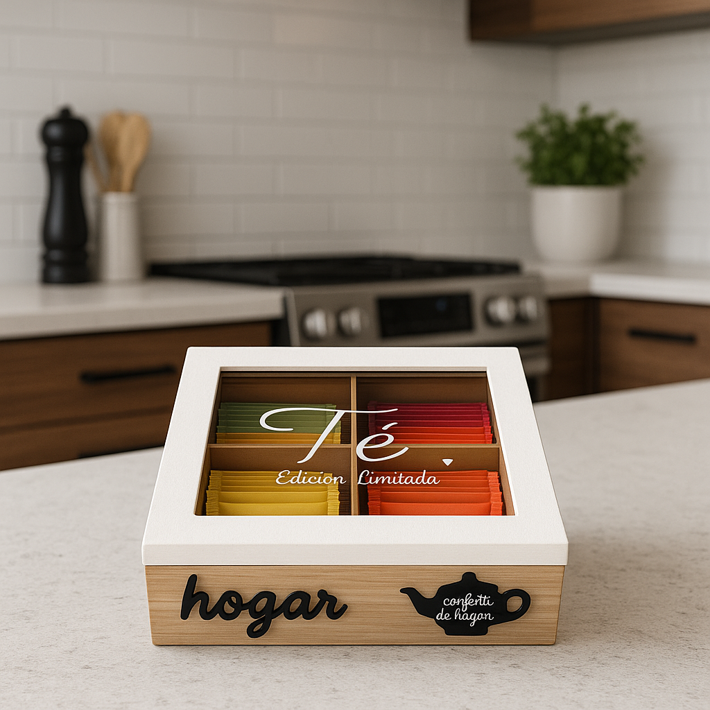 Caja organizador de Té