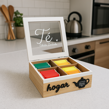 Caja organizador de Té Modelo Hogar