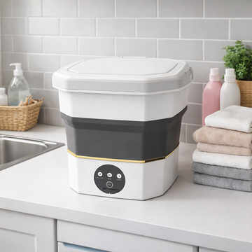 Lavadora Portátil Compacta con Diseño Plegable