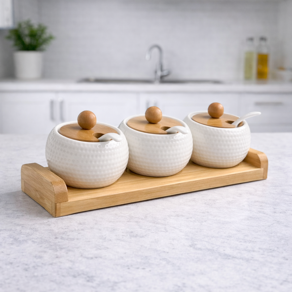 Set de 3 condimenteros