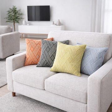 Cojín decorativo geométrico