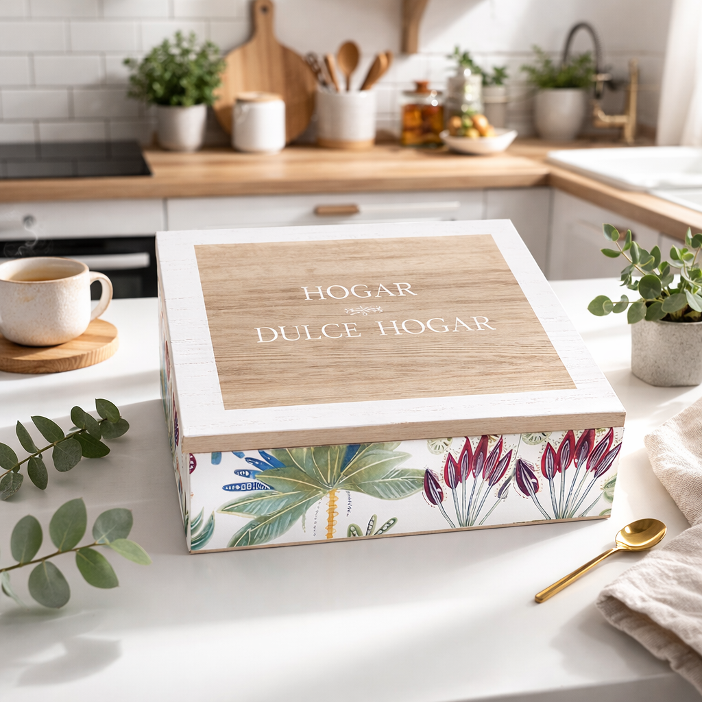 Organizador de Té “Hogar Dulce Hogar”