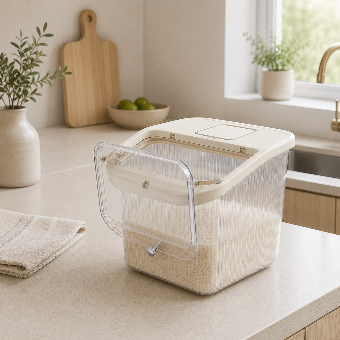 Contenedor Hermético para Arroz 20L