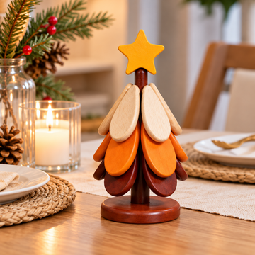 Posavasos de Estrella Decorativo de Madera