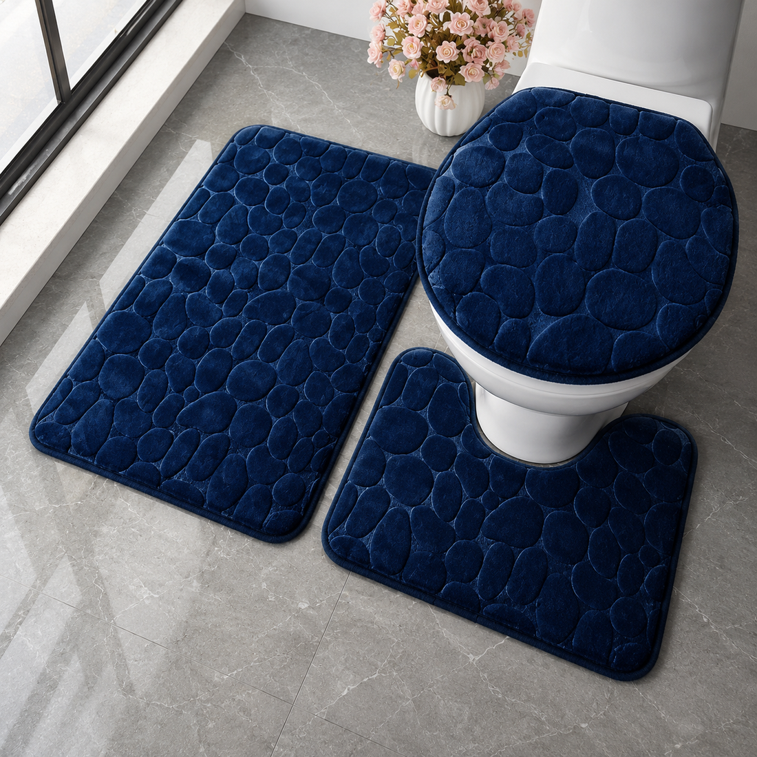 Set de Alfombras para Baño 3 Piezas