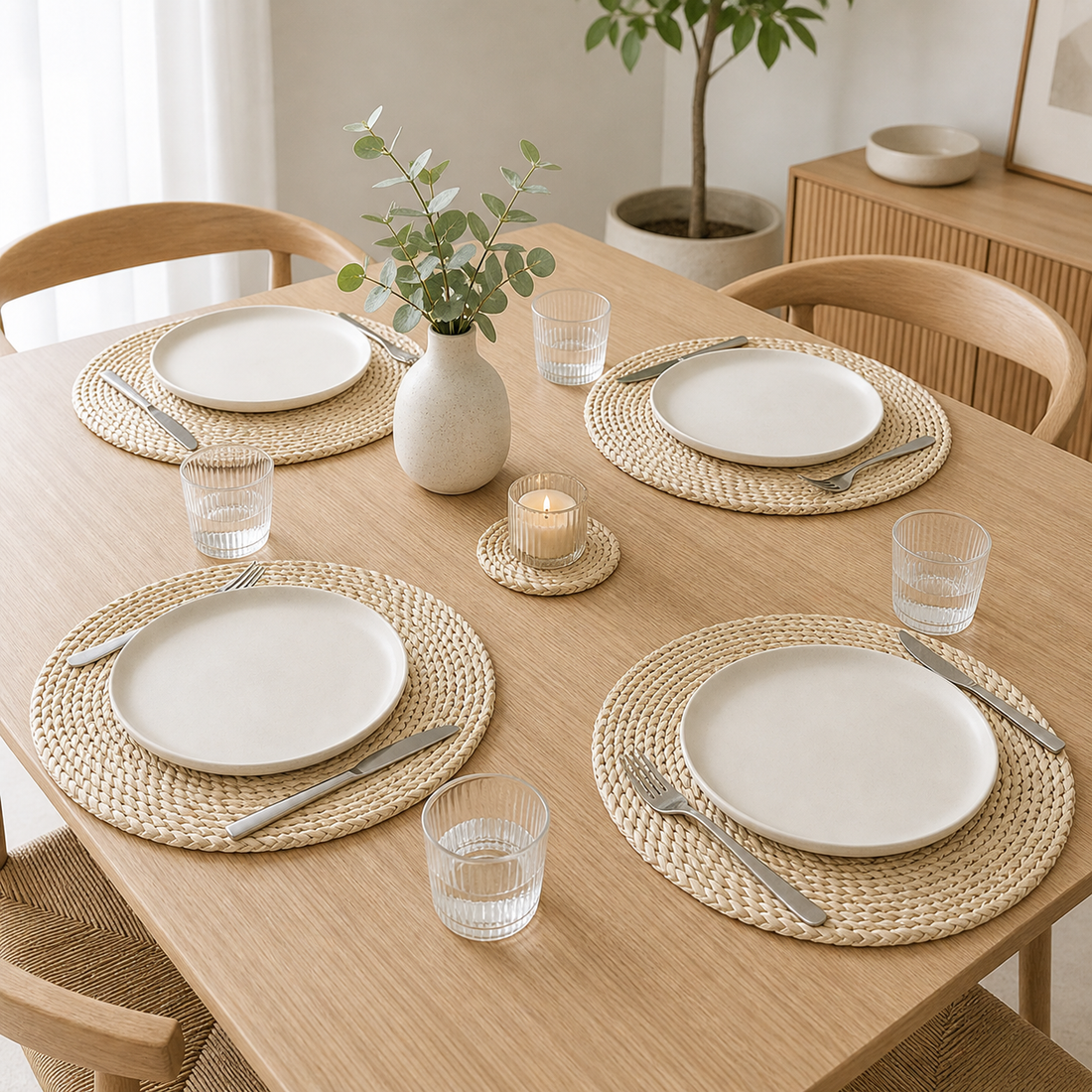 Individual de mesa de Yute
