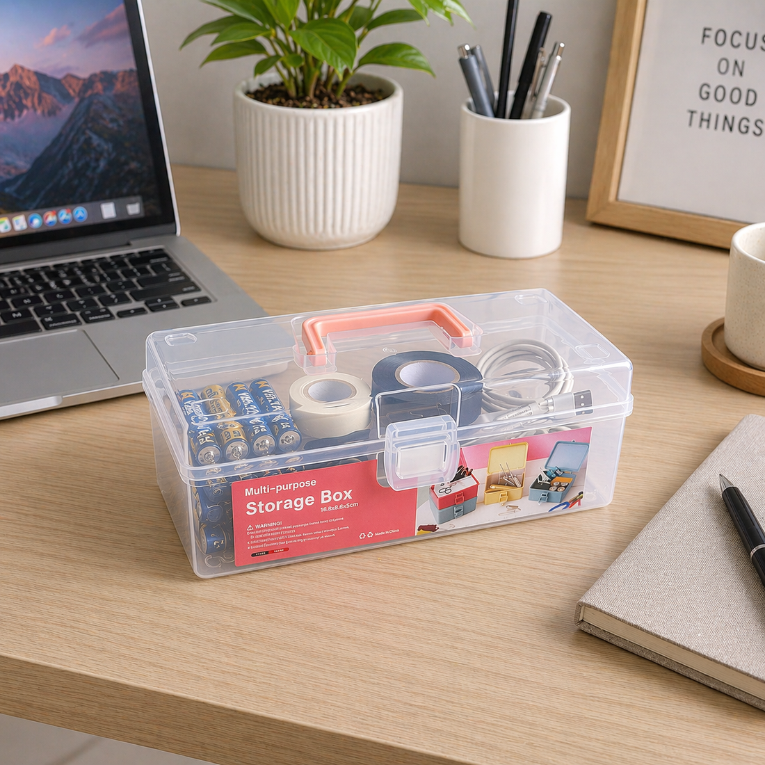Caja Organizadora Multiusos Transparente
