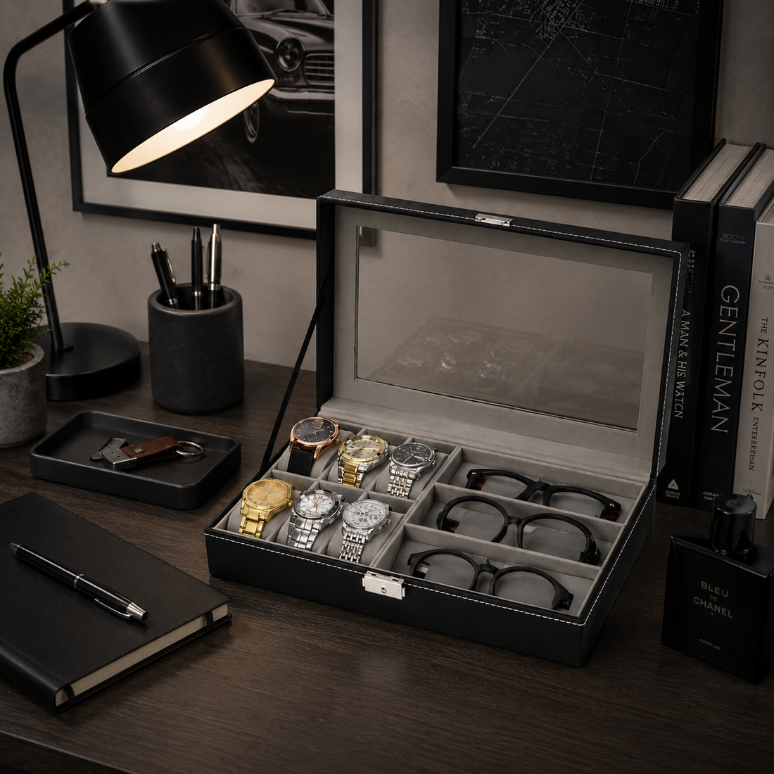 Organizador para Relojes y Lentes