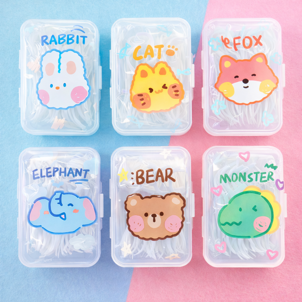 Palillos De Dientes con estuche kawaii