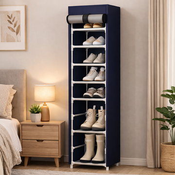 Organizador de Zapatos Vertical con Cubierta