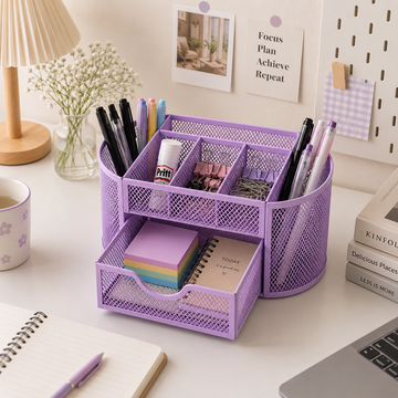 Organizador de escritorio metálico